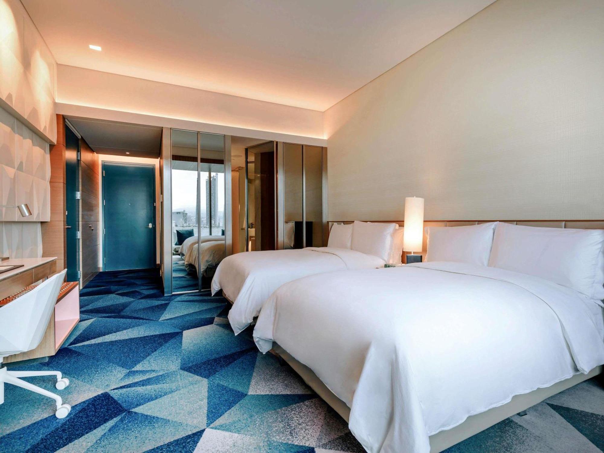 Superior Room Two Double Beds View