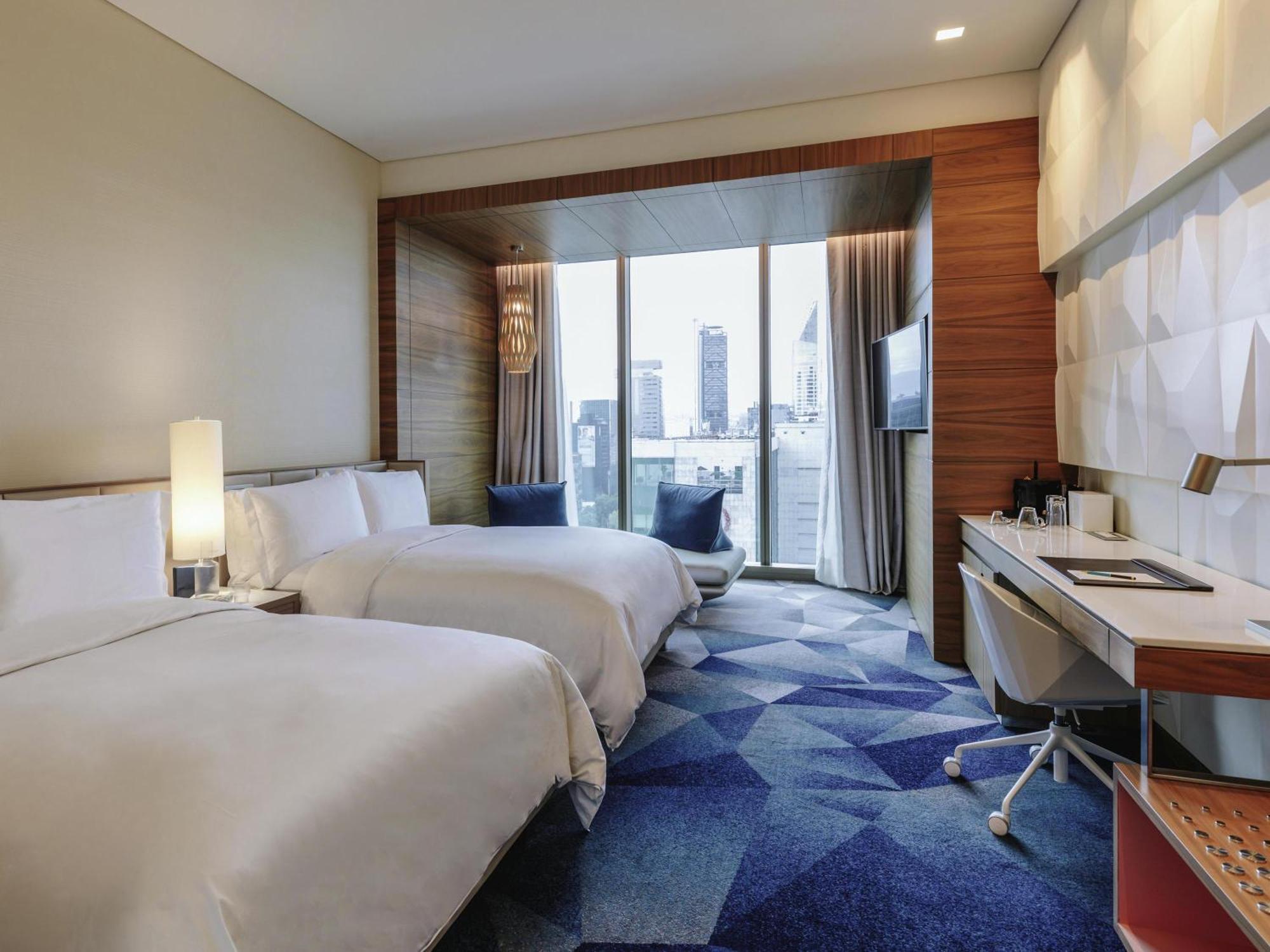 Superior Room Two Double Beds View