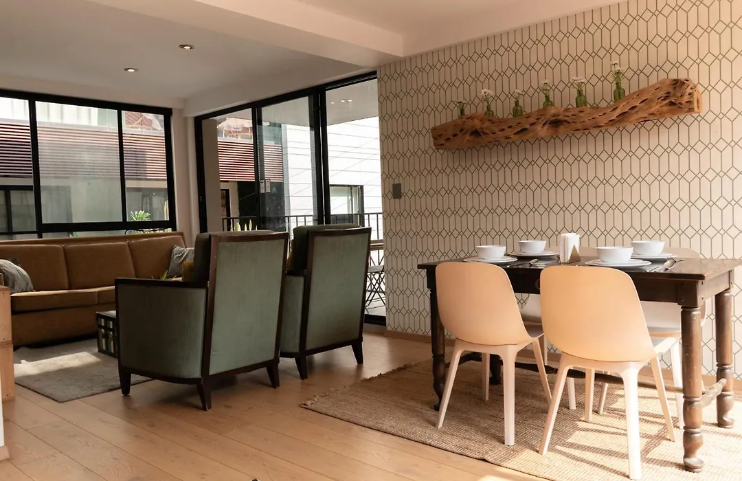 Moderno Departamento Con Terraza Pegado A La Condesa-1