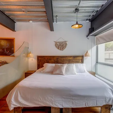 Cozy & Vibrant Loft With Rooftop & Gym In Polanco-3