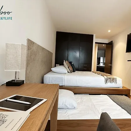 Mexico City Apartment Palmas Polanco By Bamboo Skylife-3
