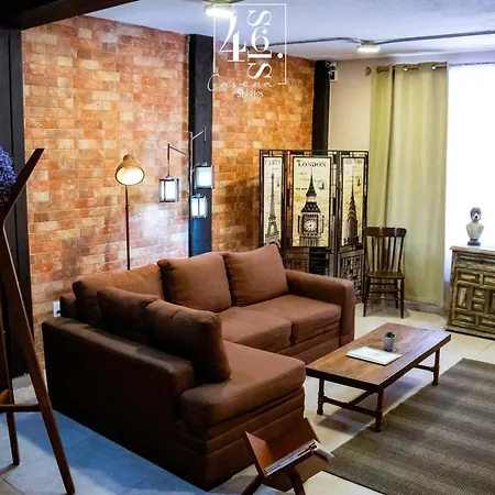 R09 Studio Corner At Itesm Cem Full Services, Shared-Kitchen, Fridge ,Laundry, Smart Tv, Parking, Balcony-2