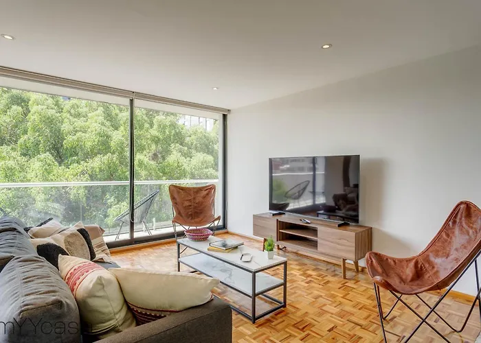 3 Bedrooms Apartment With Panoramic Terrace Cidade do México que aceita animais de estimação