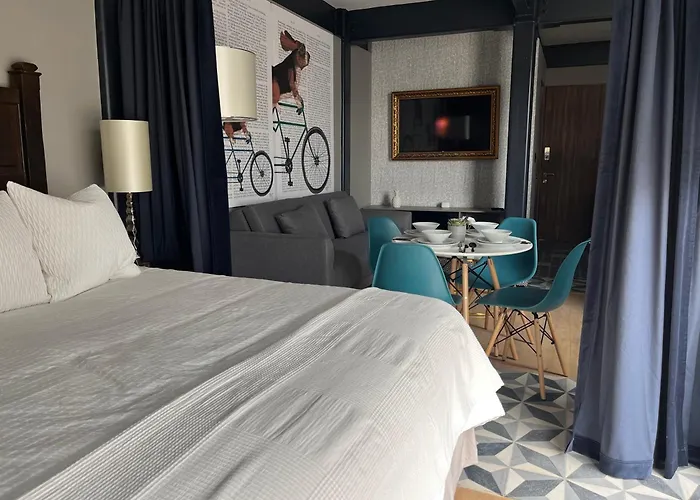 Espectacular Loft En La Condesa Cama King Size Apartamento Cidade do México que aceita animais de estimação